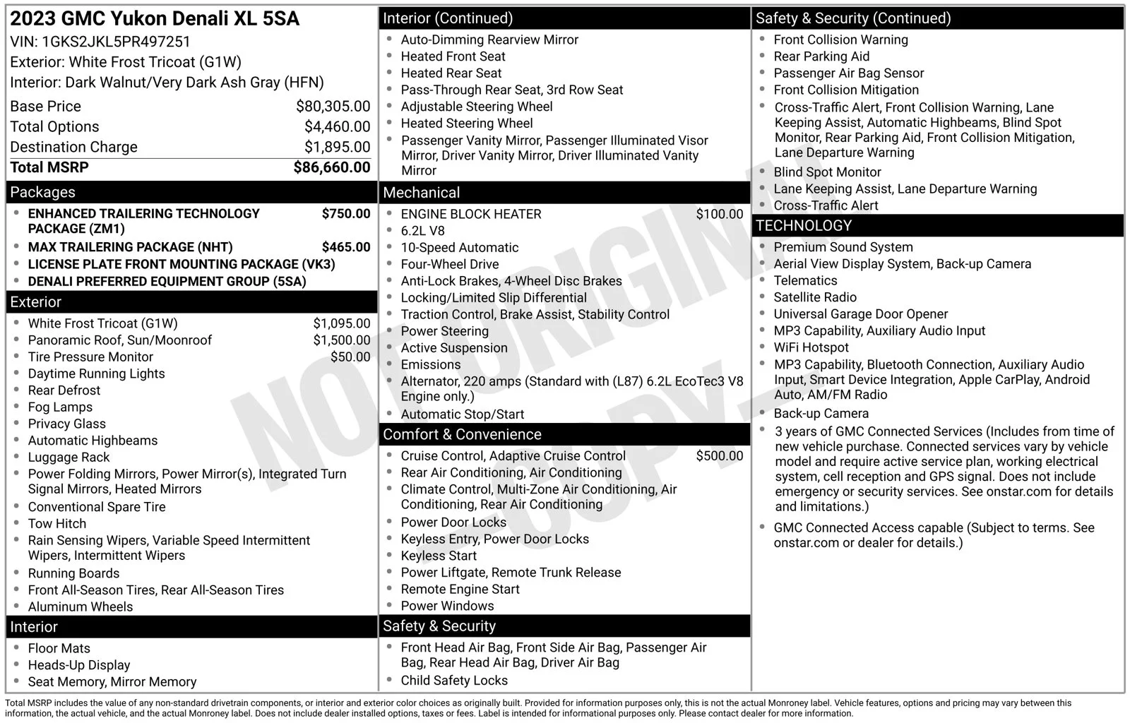 Used 2023 White GMC Denali image 4