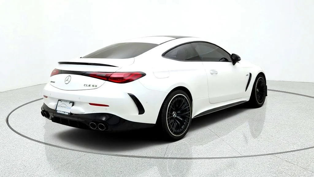 Used 2026 MANUFAKTUR Moonlight White Metallic Mercedes-Benz AMG® CLE 53 4MATIC+ Coupe image 5