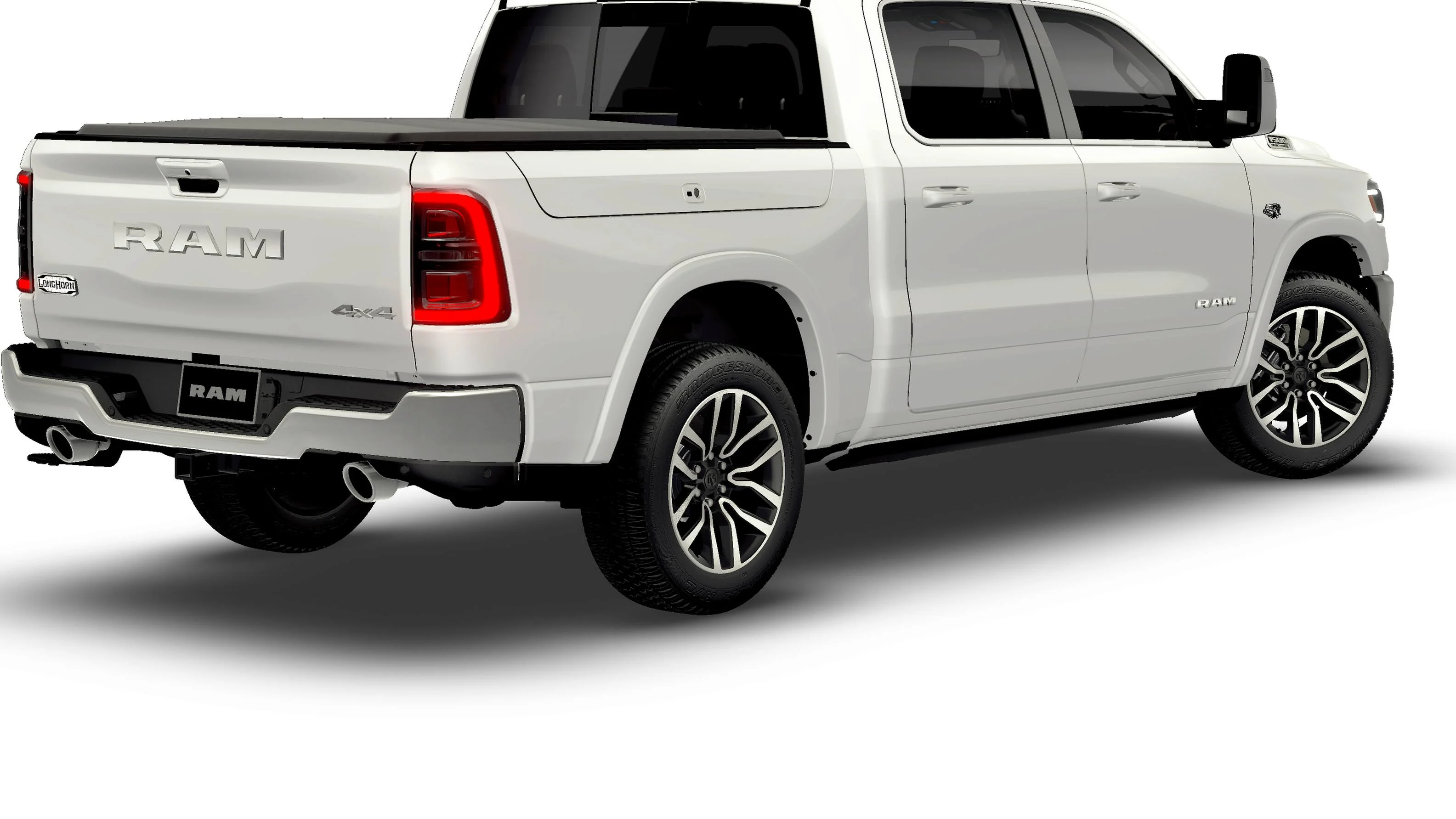 New 2026 Bright White Clear-Coat Exterior Paint RAM Limited Longhorn image 2