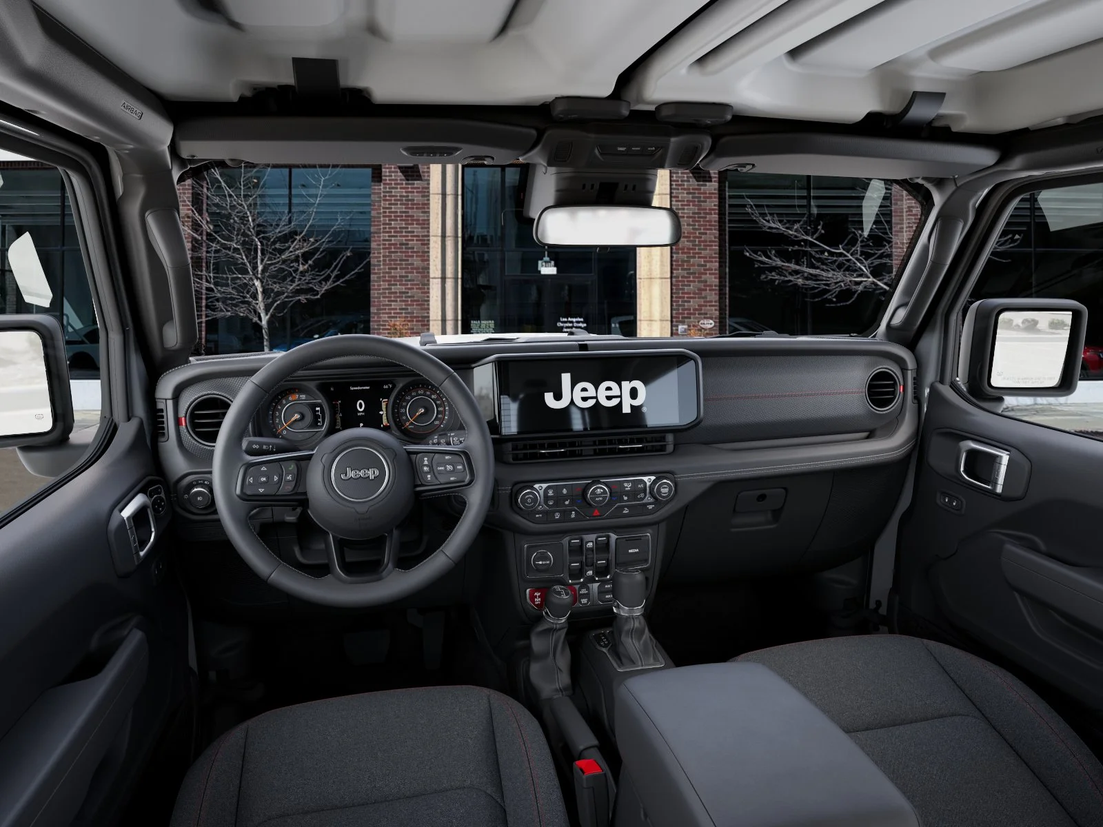 New 2026 Bright White Clear-Coat Exterior Paint Jeep Rubicon image 40