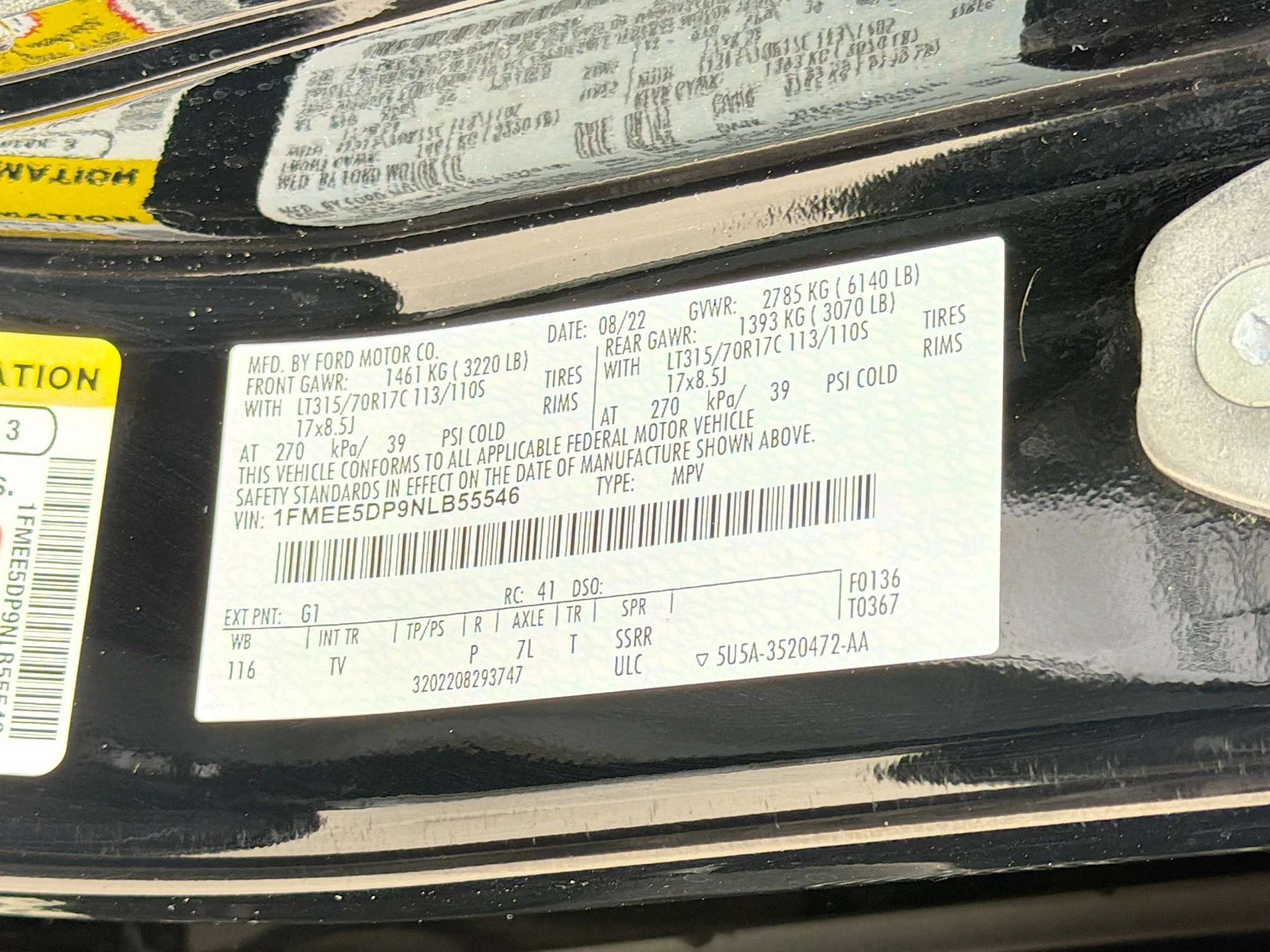 Used 2022 Shadow Black Ford Wildtrak image 42