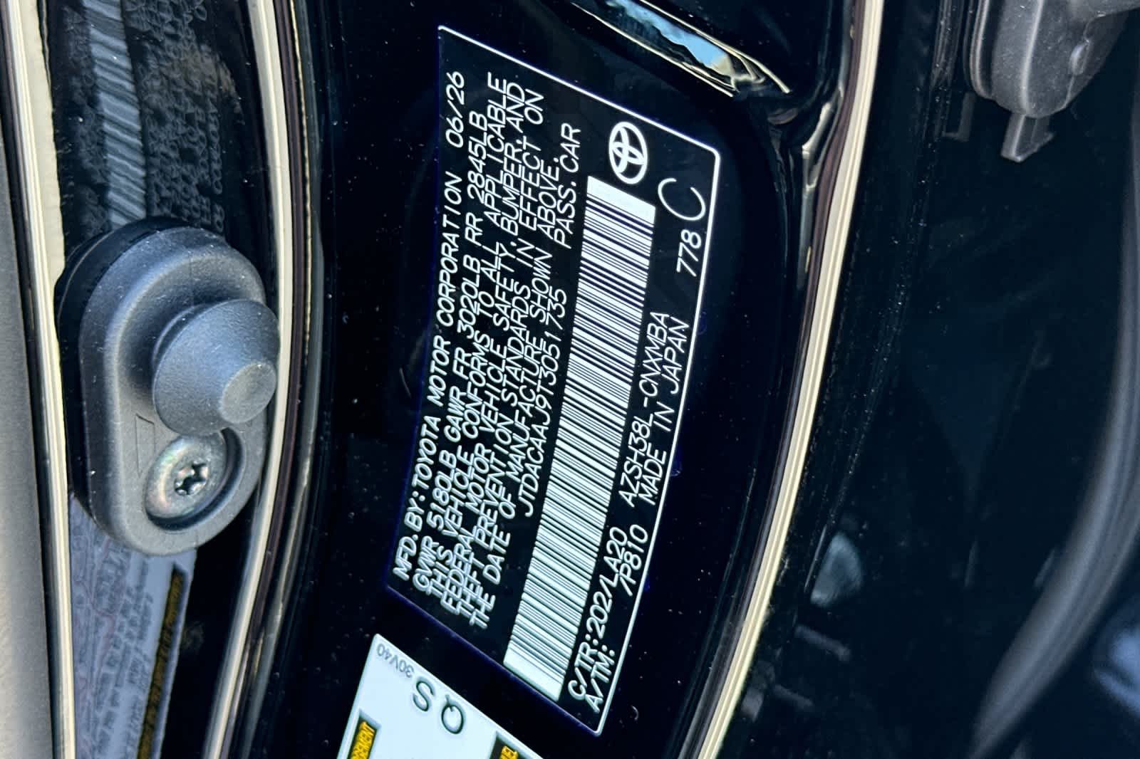 New 2026 Black Toyota  XLE image 28