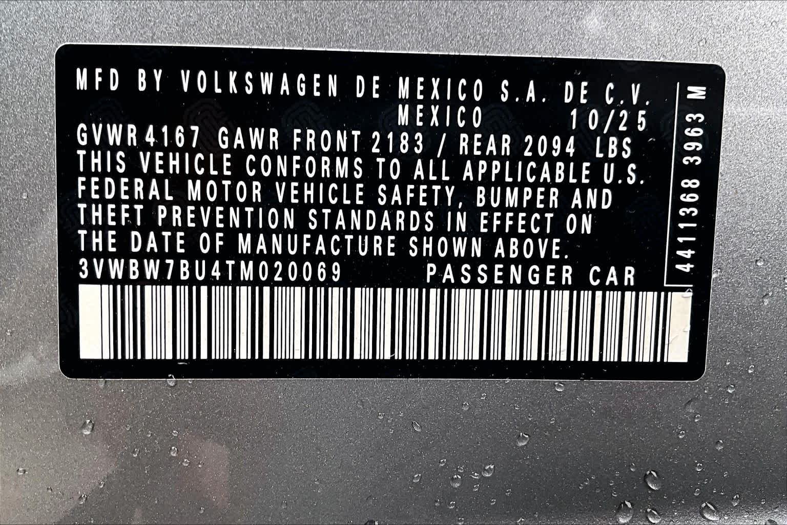 New 2026 Pyrite Silver Metallic Volkswagen 1.5T Sport image 18
