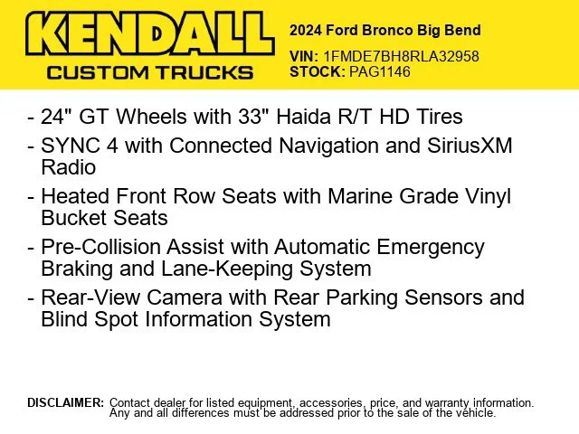 Used 2024 Green Ford Big Bend image 2