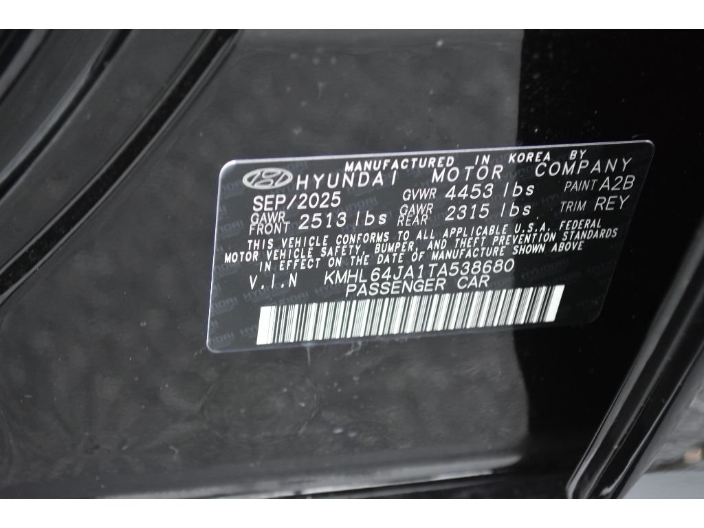 New 2026 Abyss Black Hyundai SEL Sport image 58