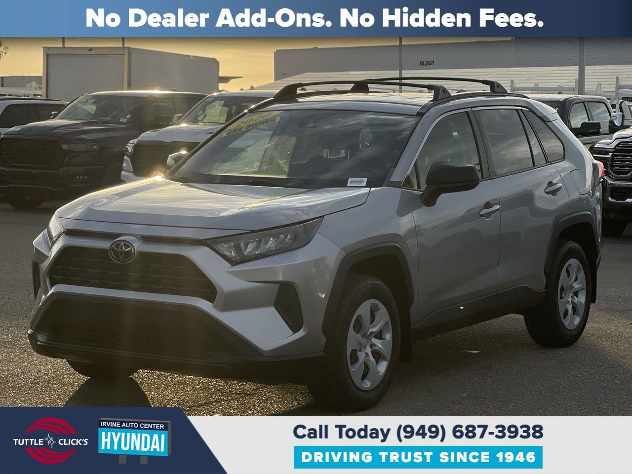 Used 2020 Silver Sky Metallic TOYOTA TRUCK LE image 3