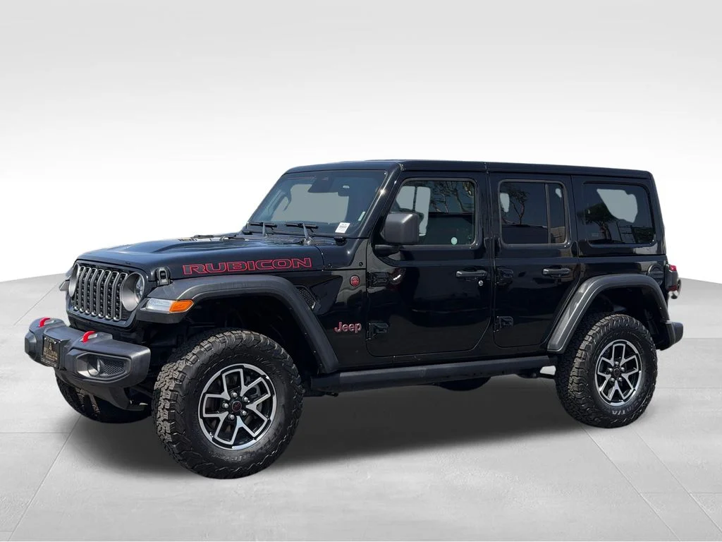 Certified Used 2025 Black Jeep Rubicon image 3