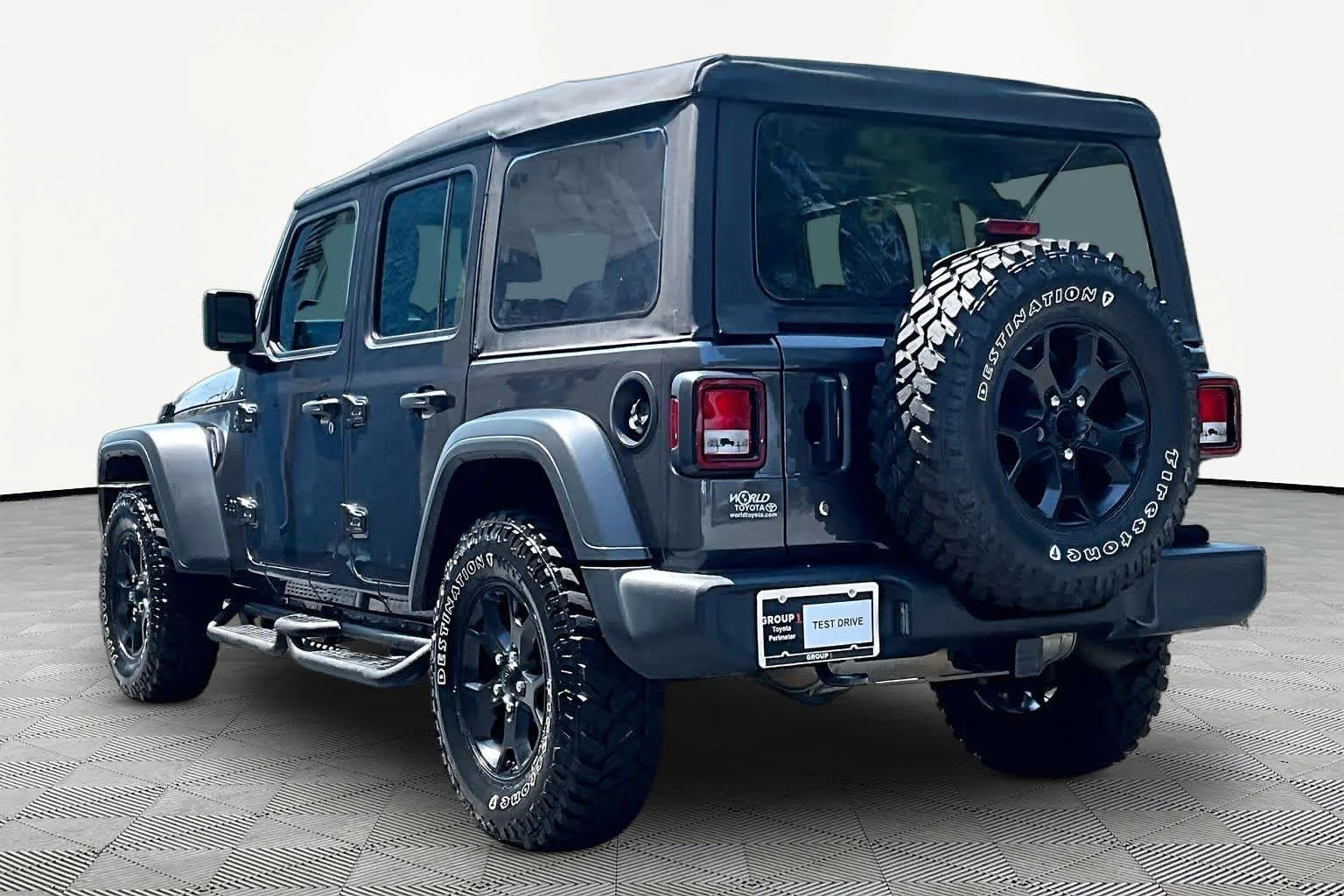 Used 2023 Granite Crystal Metallic Clearcoat Jeep Sport image 12