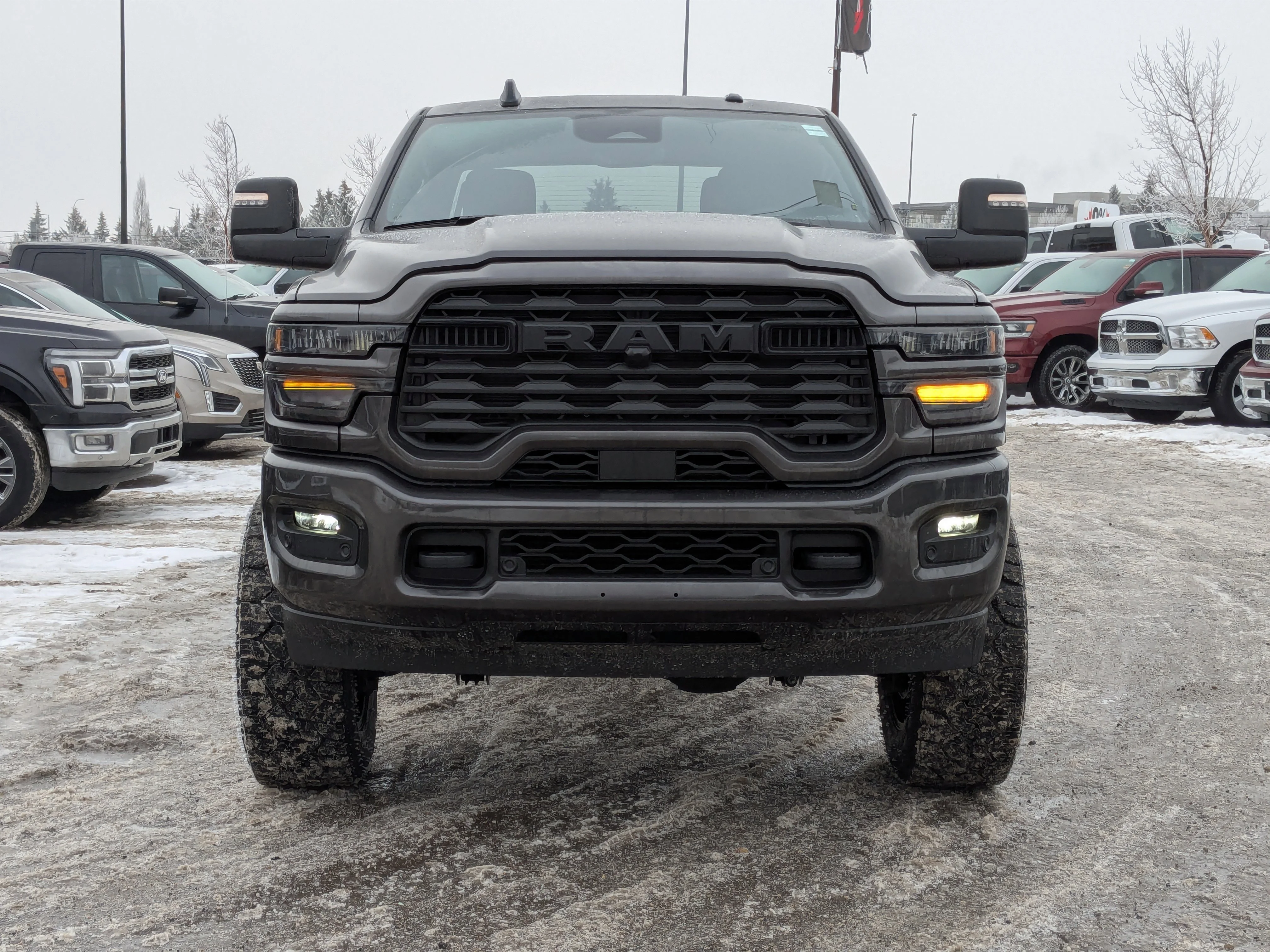 New 2025 Grey RAM BIG HORN - - CUMMINS HO - 5 LIFT - 35 A/T TIRES - FUELS & TONS MORE! image 3