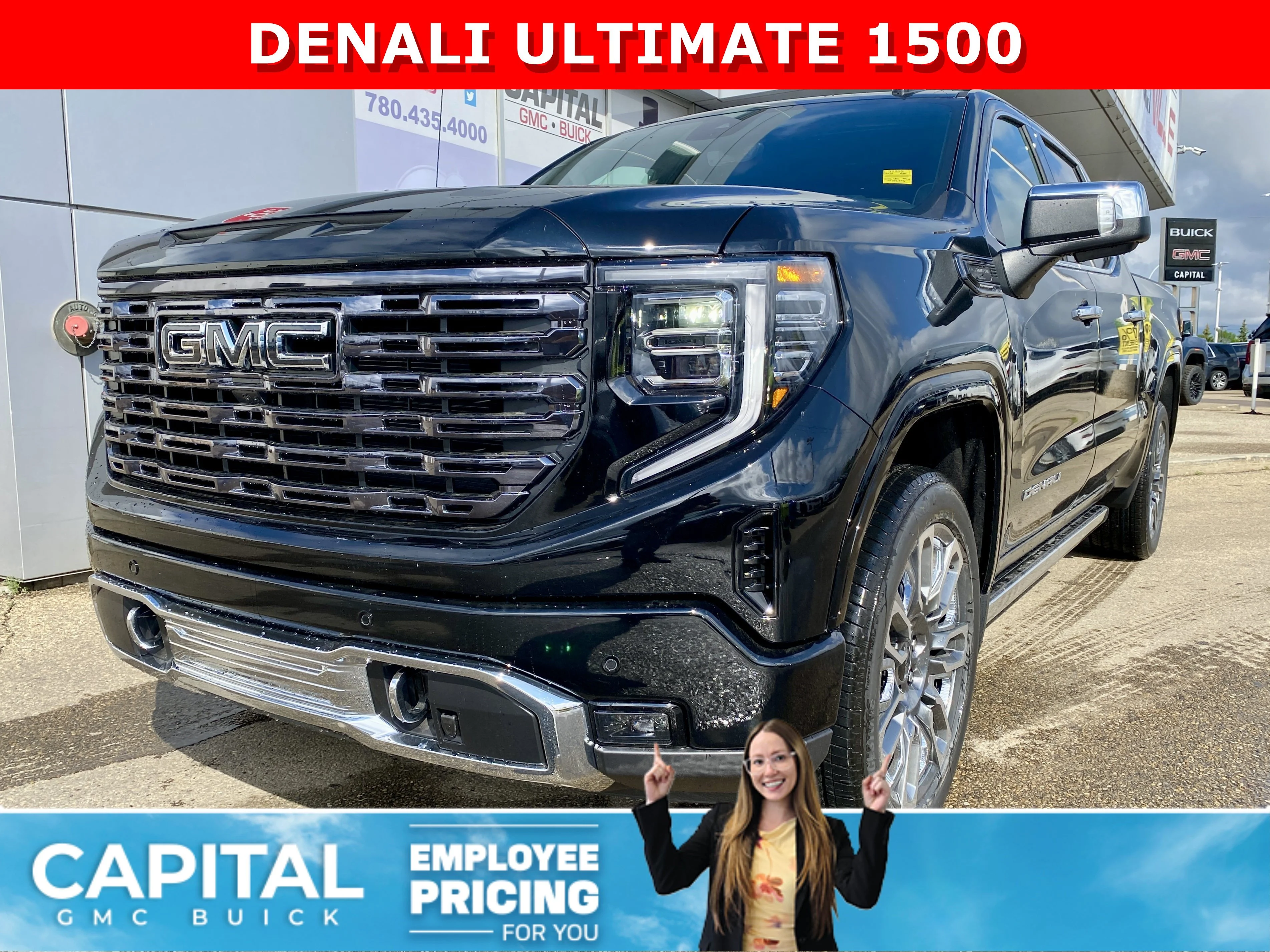 New 2026 ONYX BLACK GMC Denali Ultimate image 1