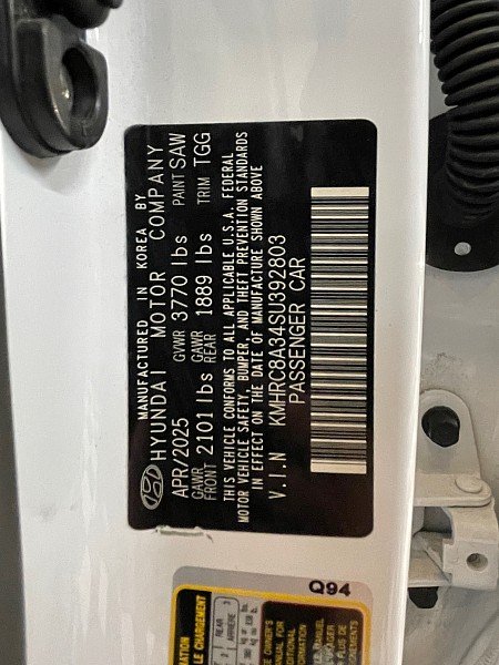Used 2025 LUNAR WHITE Hyundai SEL IVT image 25