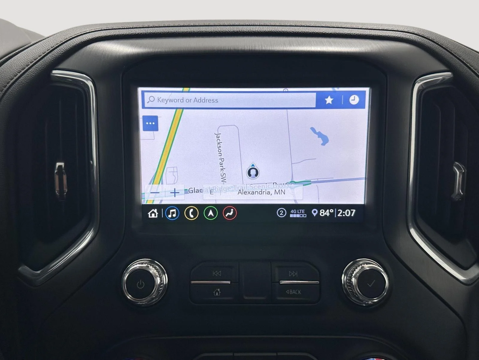 Used 2020 PACIFIC BLUE METALLIC GMC AT4 image 12
