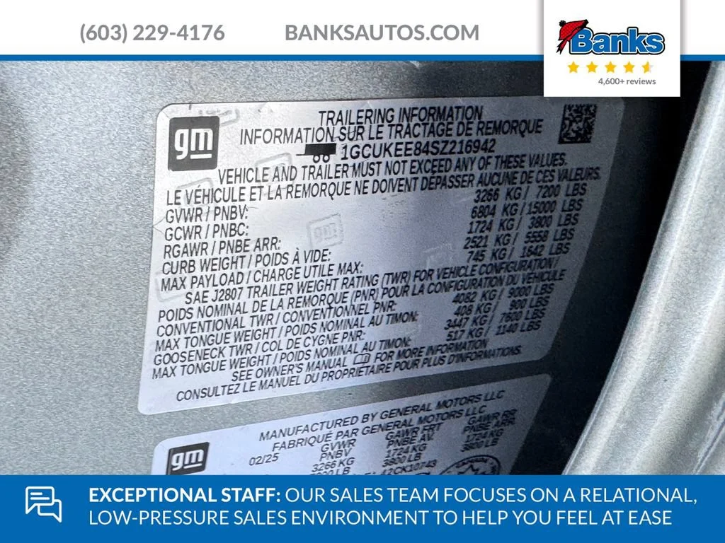 Certified Used 2025 Sterling Gray Metallic Chevrolet RST image 10
