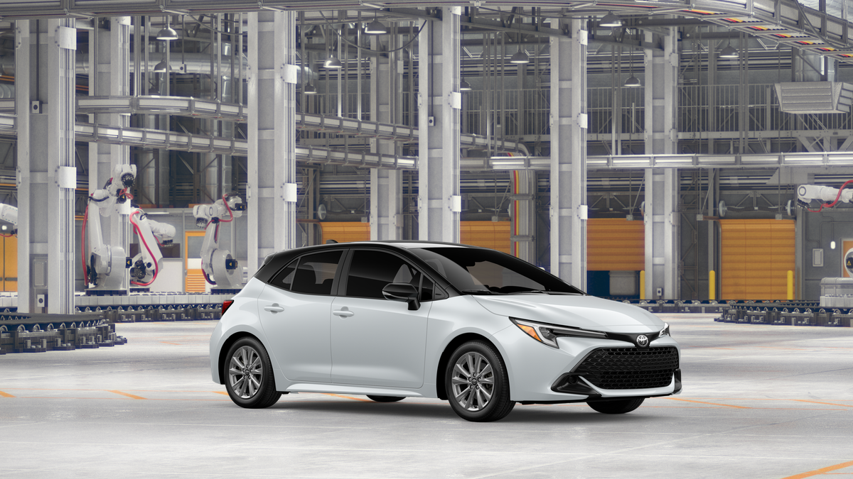 New 2027 Wind Chill Pearl with Black roof Toyota SE image 14