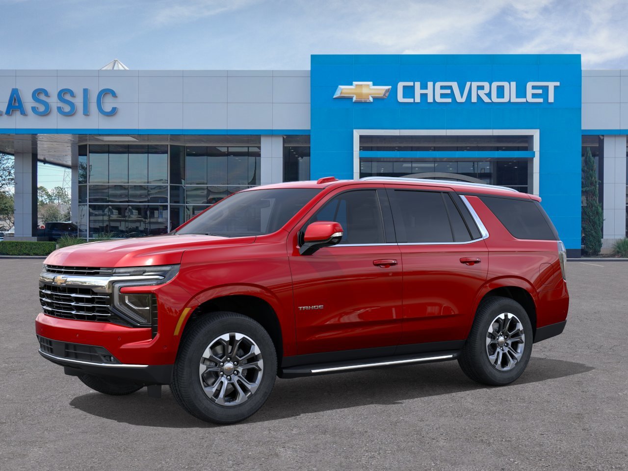 2026 Chevrolet Tahoe LT Red at Classic Elite Chevrolet Hwy 6