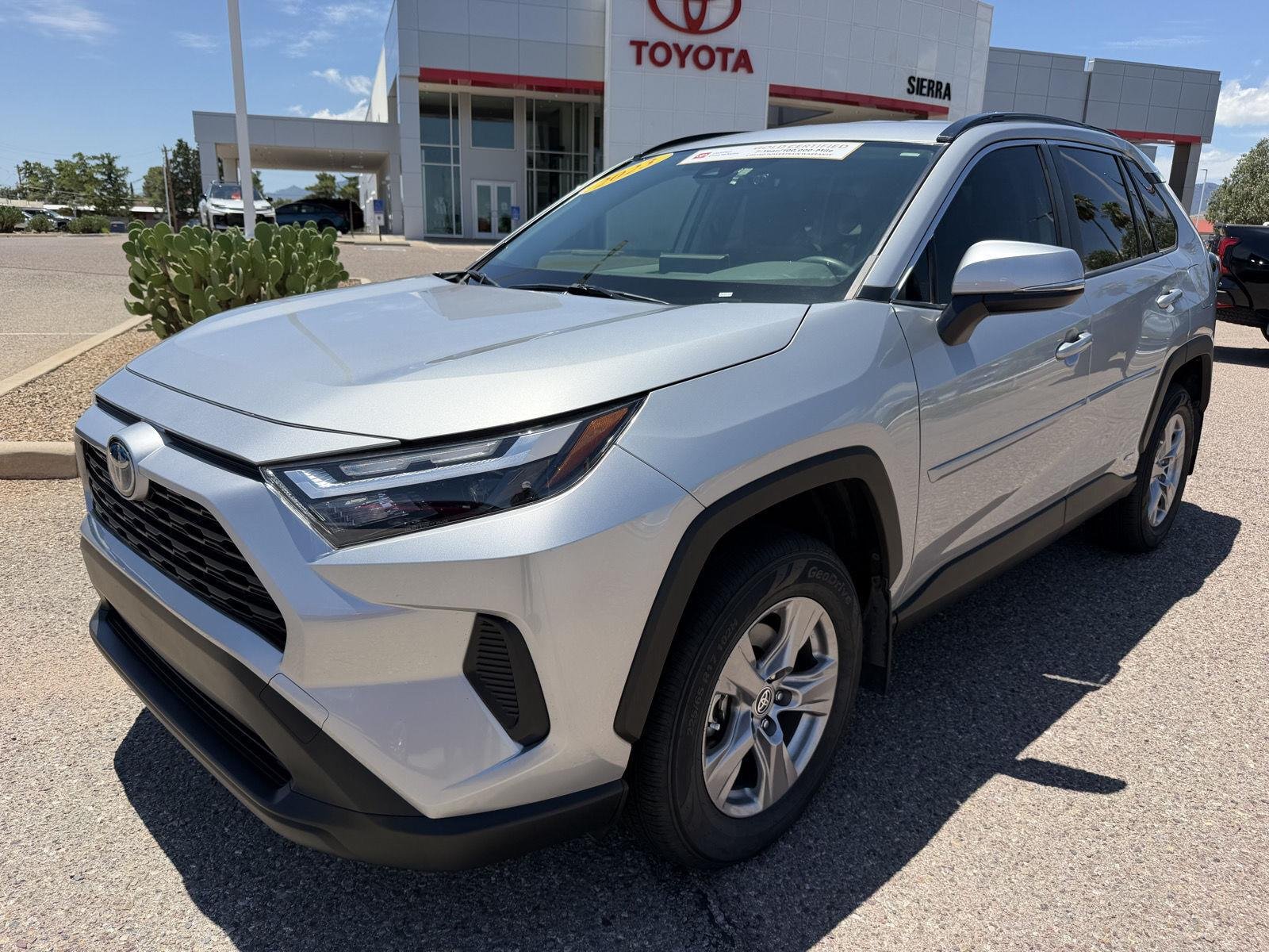 Certified Used 2023 Silver Sky Metallic Toyota XLE image 1