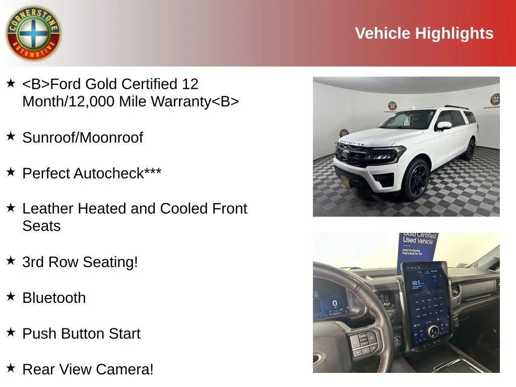 Used 2024 Ford Expedition Limited with VIN 1FMJK2A8XREA83821 for sale in Elk River, Minnesota