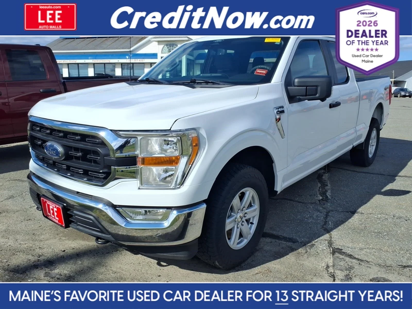 Used 2022 Oxford White Ford XLT image 1