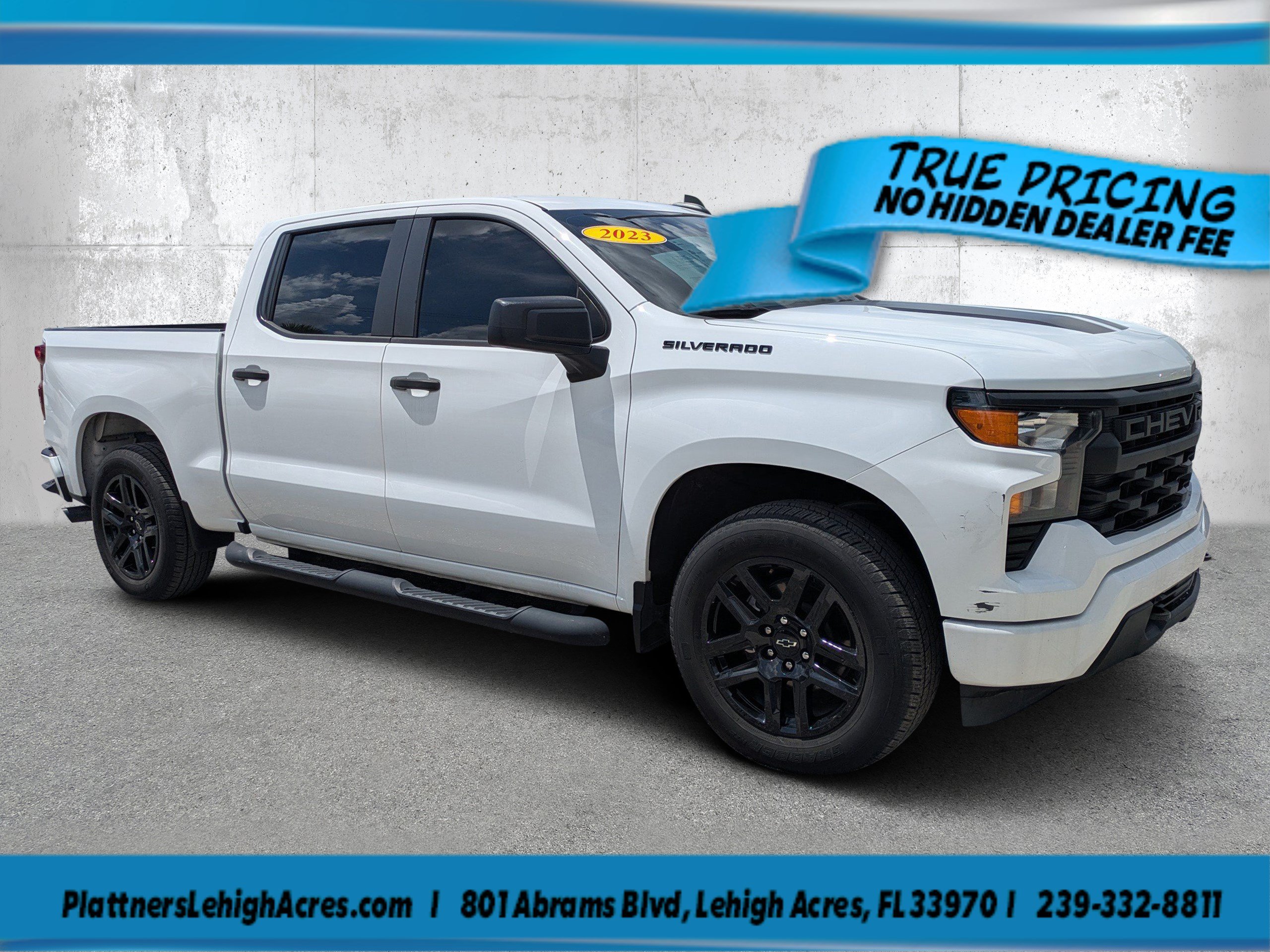 Used 2023 Summit White Chevrolet Custom image 1