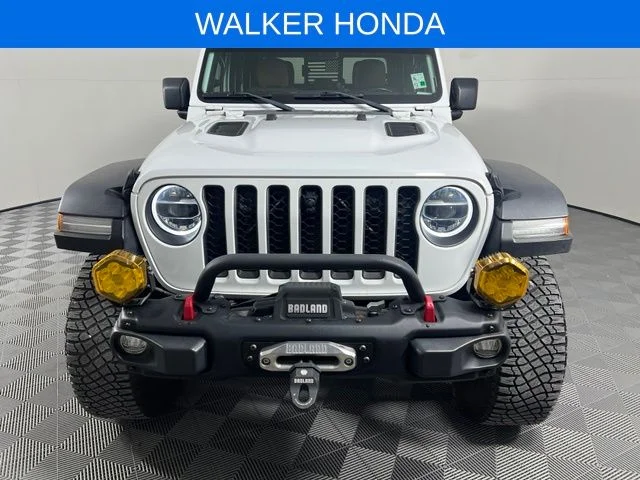 Used 2021 Bright White Clearcoat Jeep Rubicon image 2