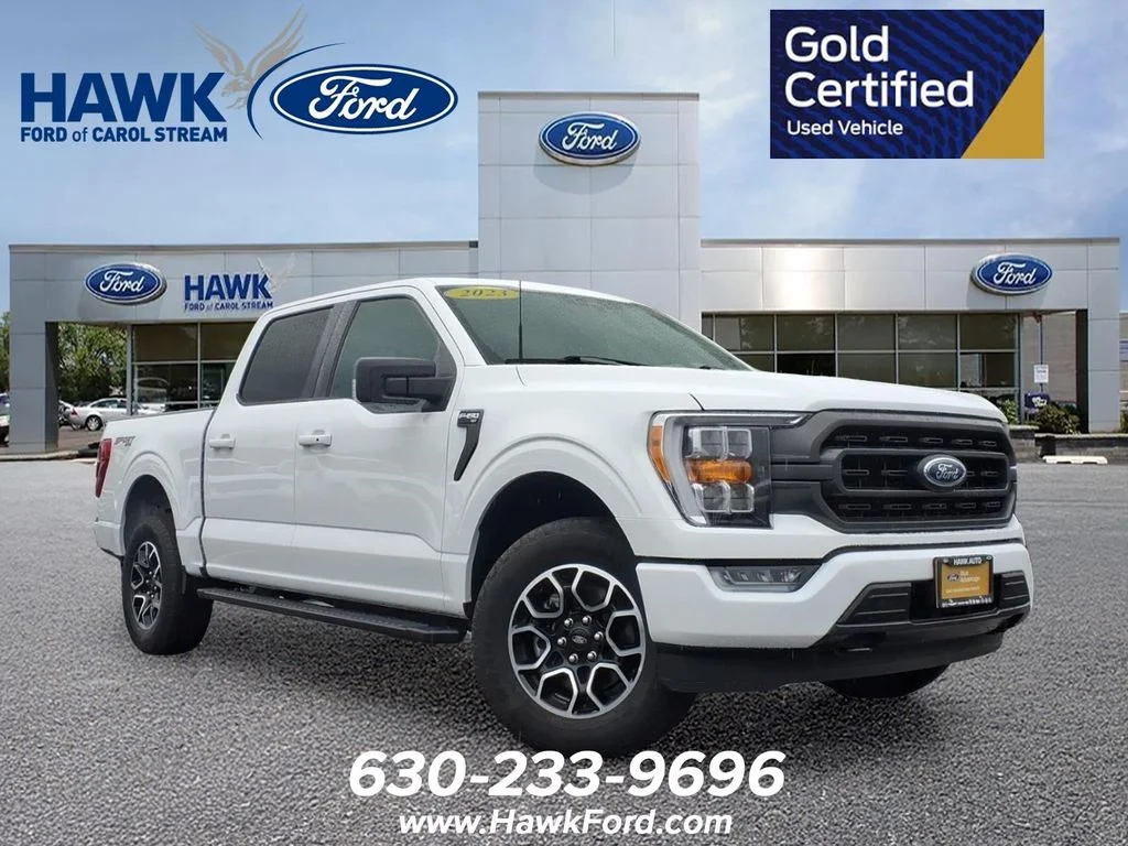 Certified Used 2023 Oxford White Ford XLT image 1