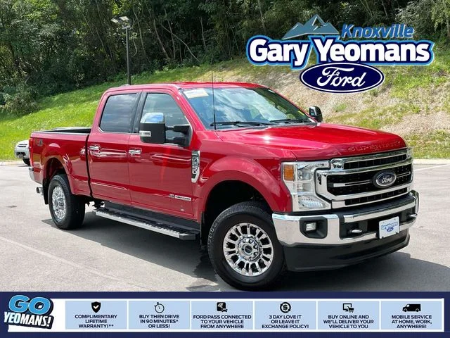 Used 2022 Red Metallic Ford Lariat image 1