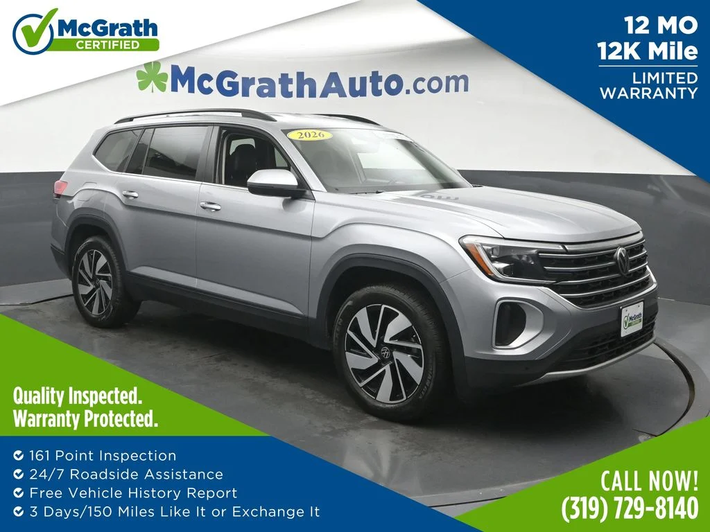 Used 2026 Silver Volkswagen SE w/Technology image 1