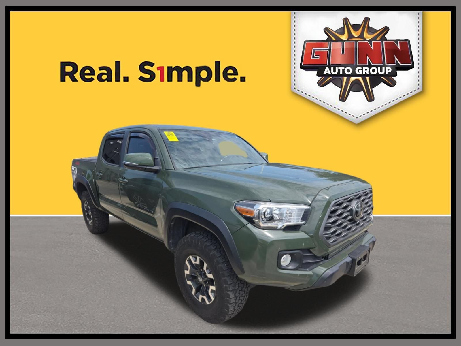 Used 2022 Green Toyota TRD Off Road image 1