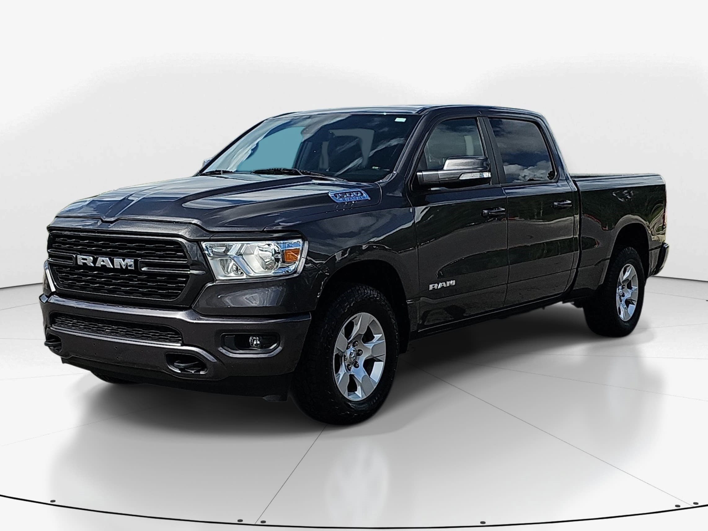 Used 2022 Granite Crystal Metallic Clearcoat Ram Big Horn image 7