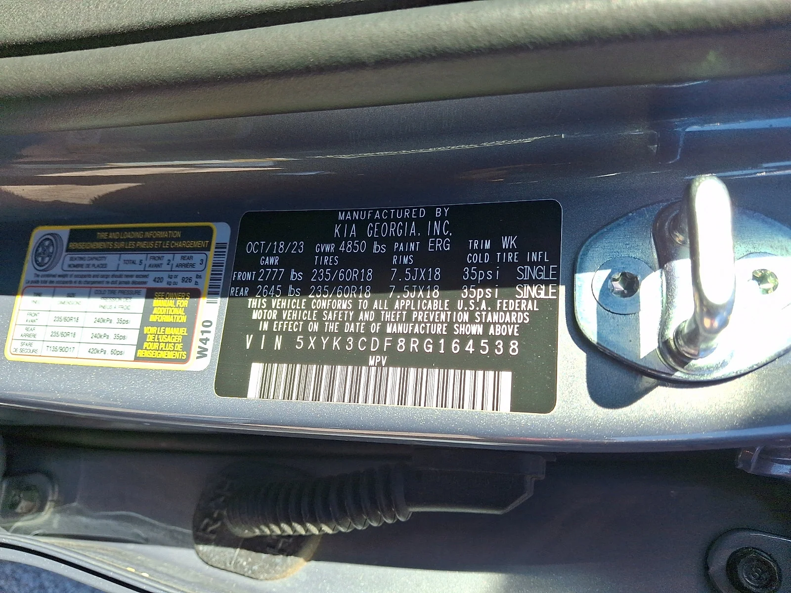 Certified Used 2024 Silver Kia EX image 28