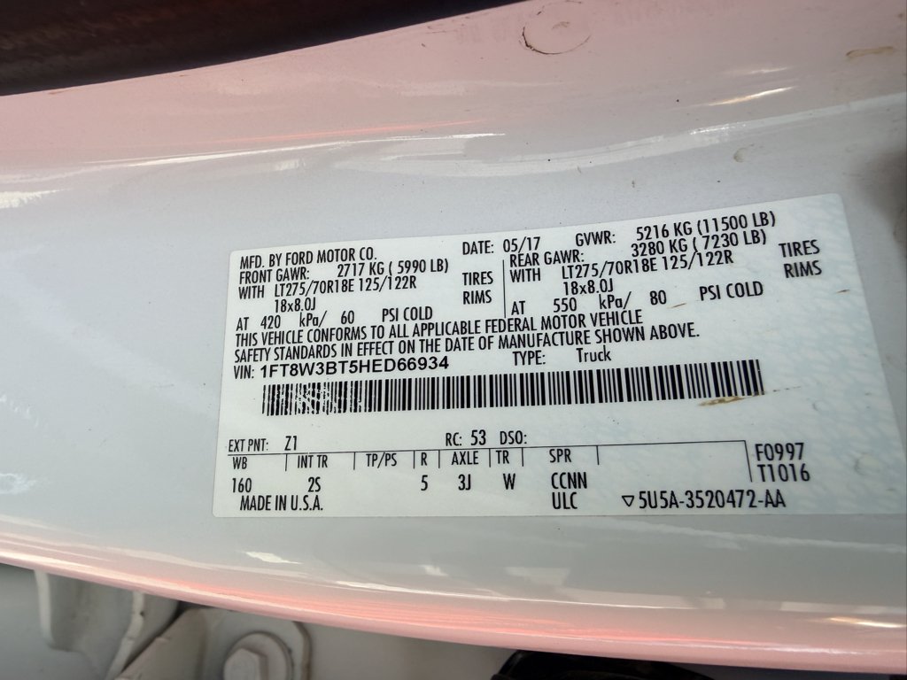 Used 2017 Oxford White Ford XLT image 14