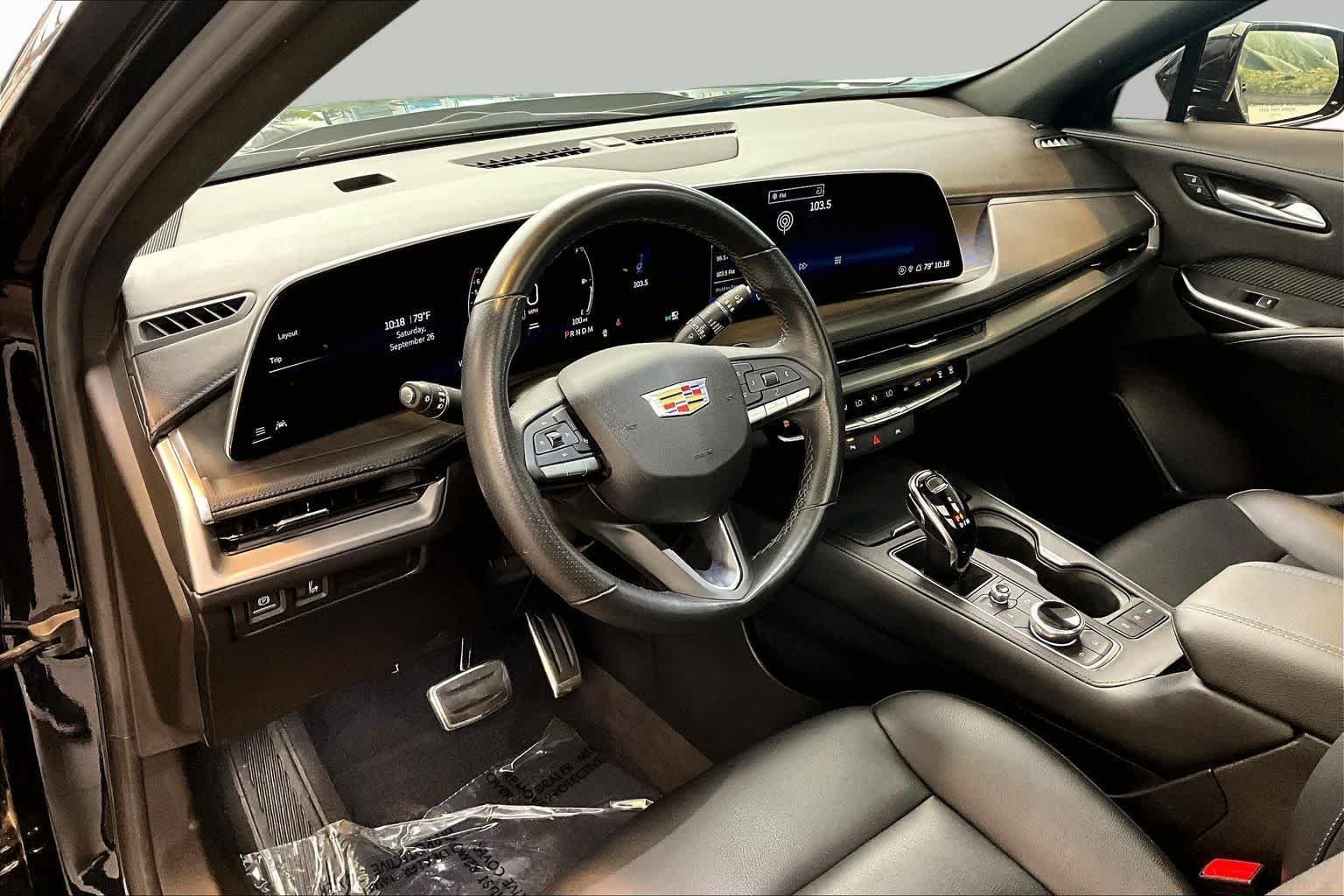 Used 2024 Stellar Black Metallic Cadillac FWD Sport image 18