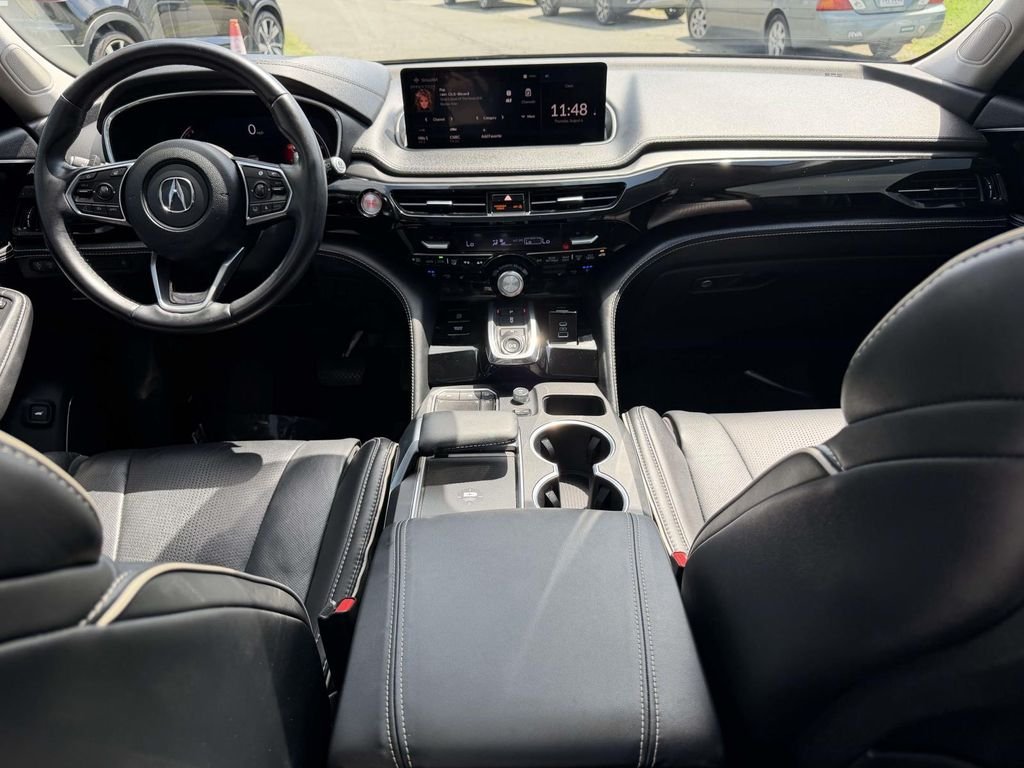 Used 2022 Black Acura Advance image 2