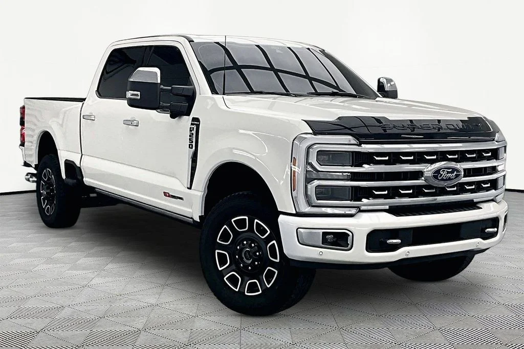 Certified Used 2024 White Metallic Ford Platinum image 12