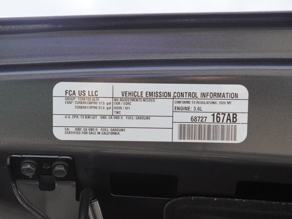 New 2026 Granite Crystal Metallic Clear-Coat Exterior Paint Jeep Rubicon image 29