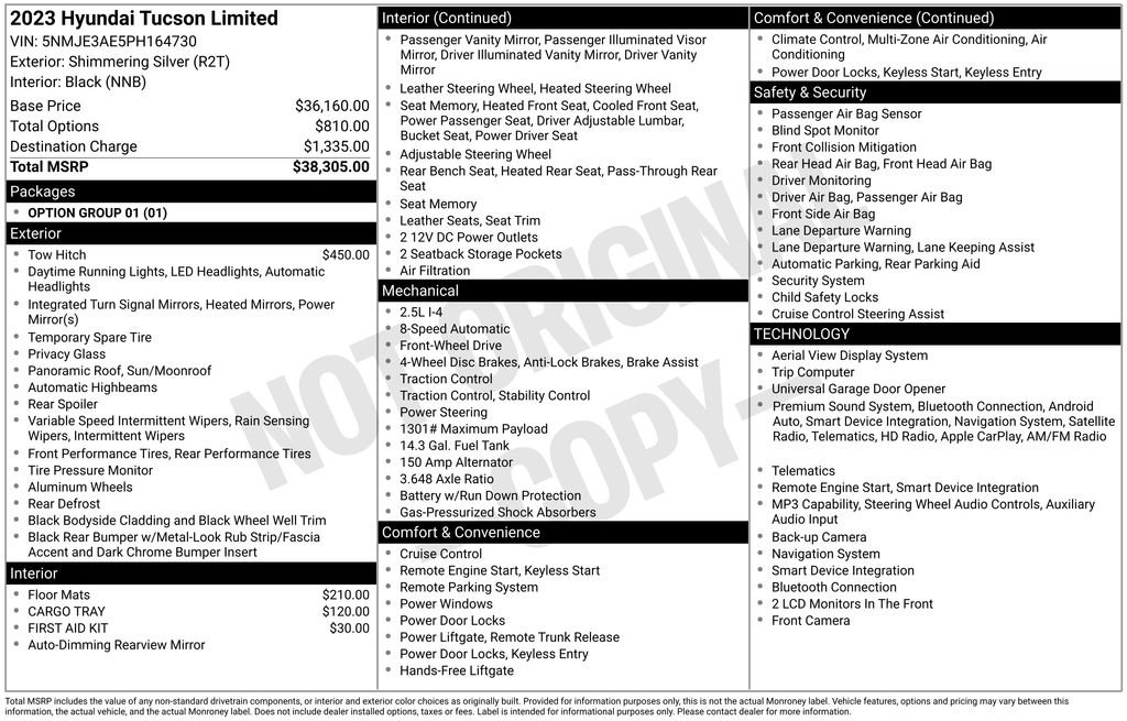 Certified Used 2023 Silver Hyundai Limited image 7