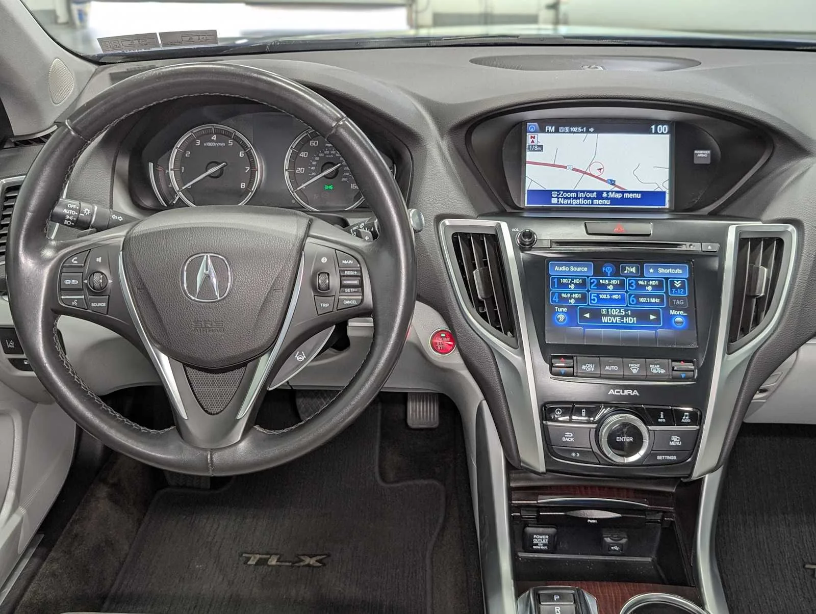 Used 2015 Fathom Blue Pearl Acura V6 Tech image 5