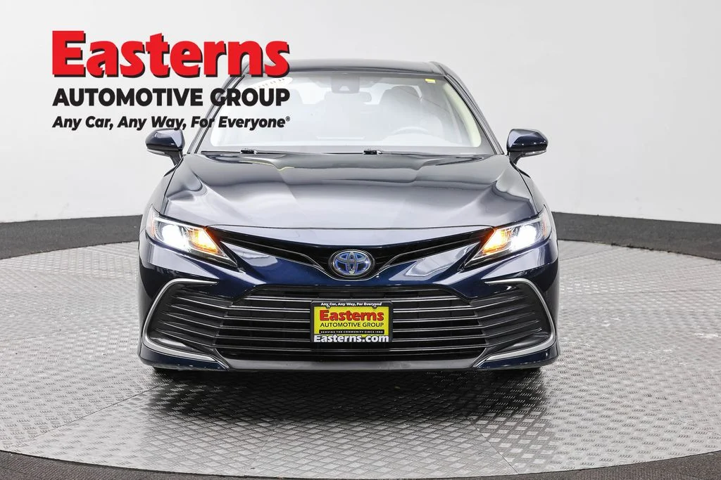 Used 2021 Blue Toyota LE image 2