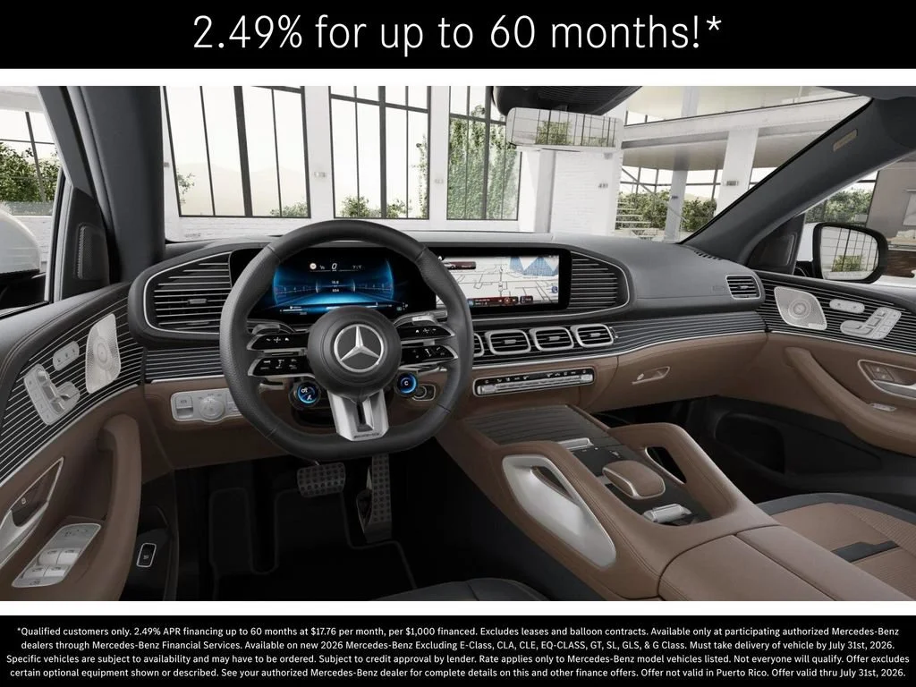 New 2026 MANUFAKTUR Moonlight White Metallic Mercedes-Benz AMG® GLE 53 4MATIC+ Coupe image 45
