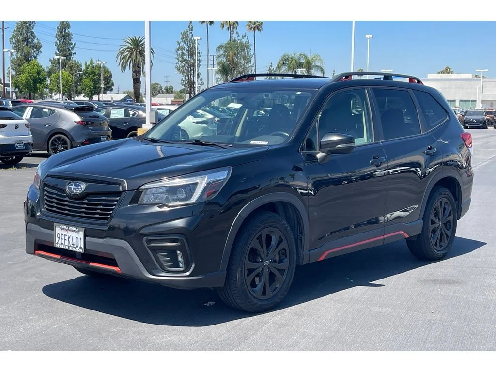 Used 2021 Crystal Black Silica Subaru Sport image 2