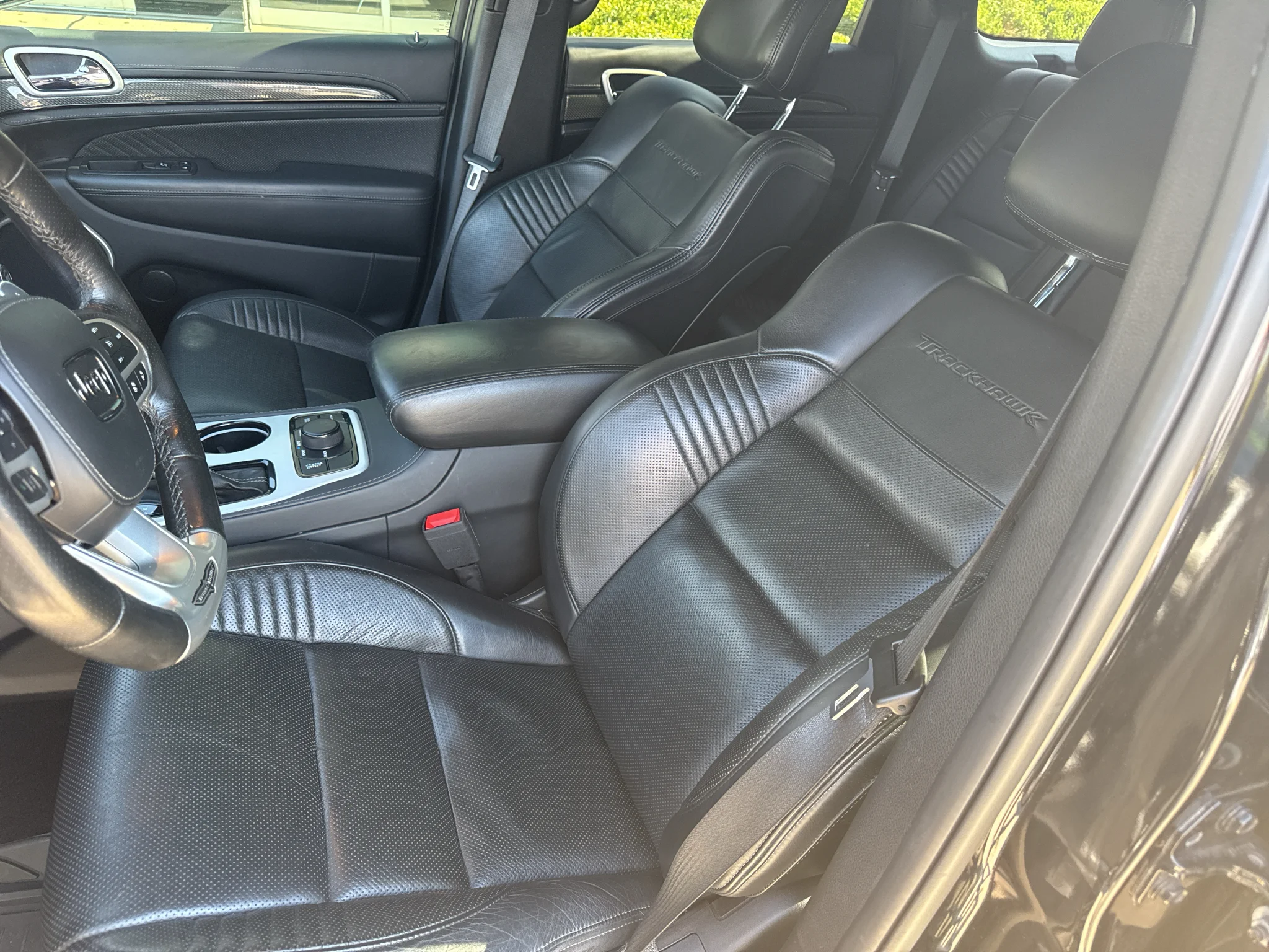 Used 2020 Diamond Black Crystal Pearlcoat Jeep Trackhawk image 8