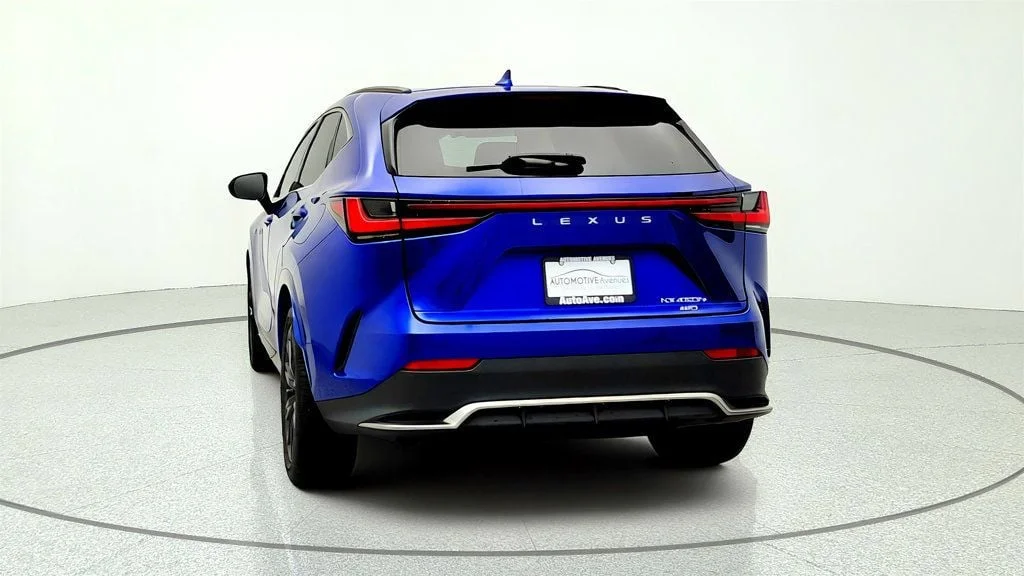 Used 2022 Ultrasonic Blue Mica 2.0 Lexus NX 450h+ F SPORT AWD w/ Panoramic View Monitor & 6.6kW Charger image 6