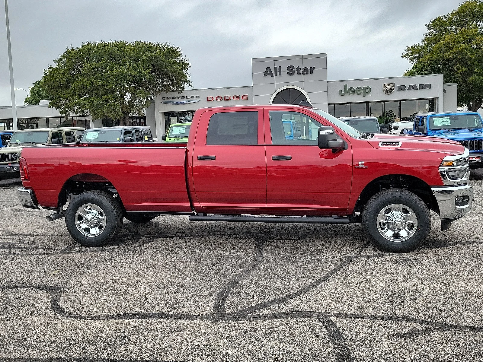 New 2026 Molten Red Pearlcoat Ram TRADESMAN CREW CAB 4X4 8