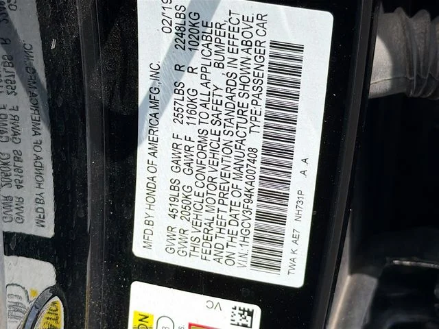 Used 2019 Black Honda Touring image 30