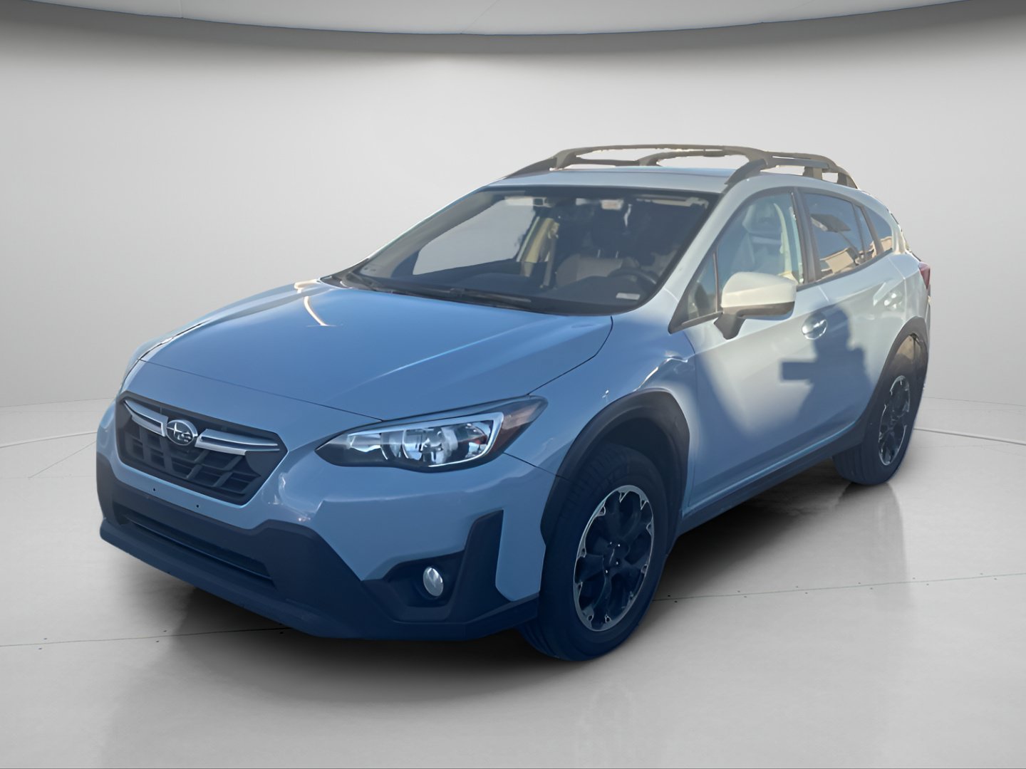 Certified Used 2021 Cool-Gray Khaki Subaru Premium image 12