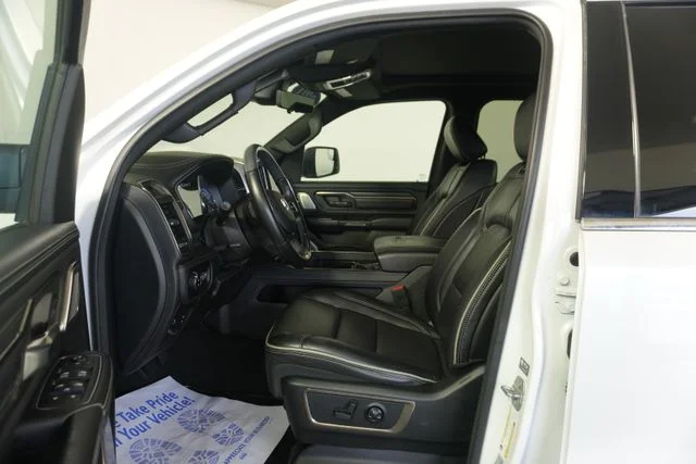 Used 2021 Ivory White Tri-Coat Pearlcoat Ram Limited image 31