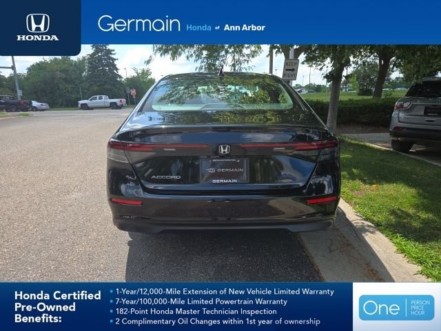 Used 2024 Crystal Black Pearl Honda 1.5T EX image 6