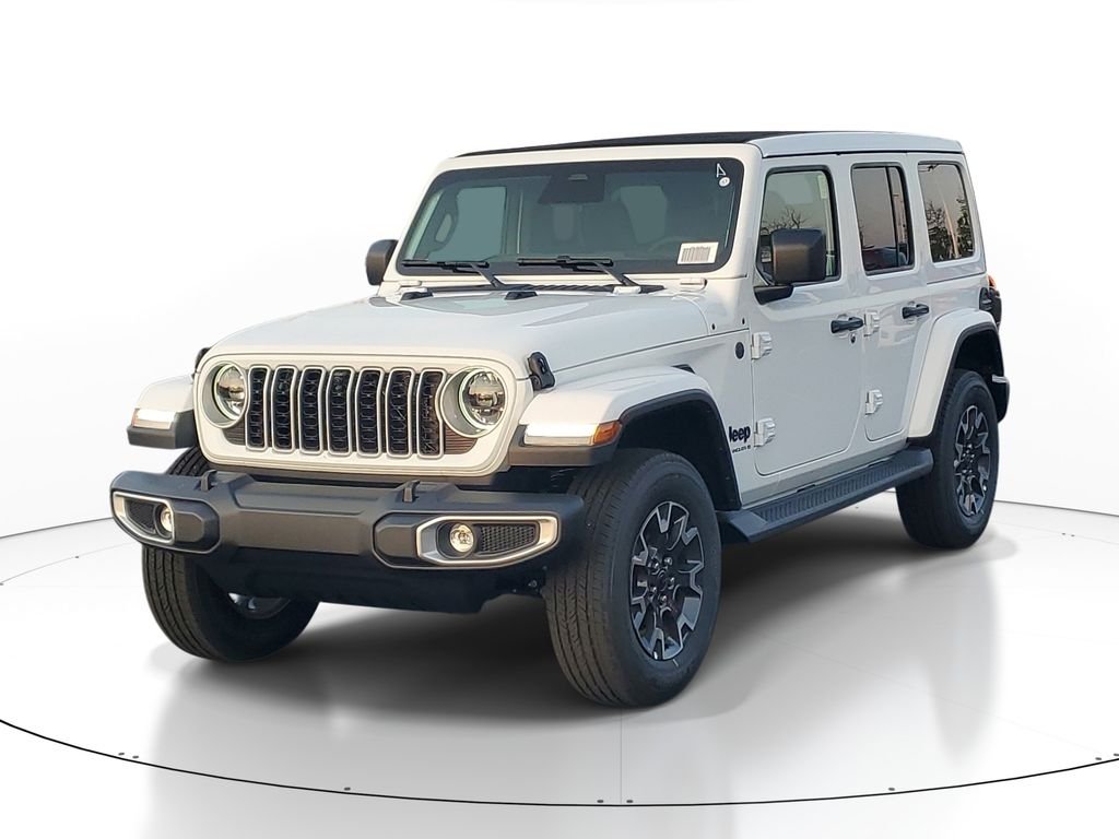 New 2026 Bright White Clear-Coat Exterior Paint Jeep Sahara image 2