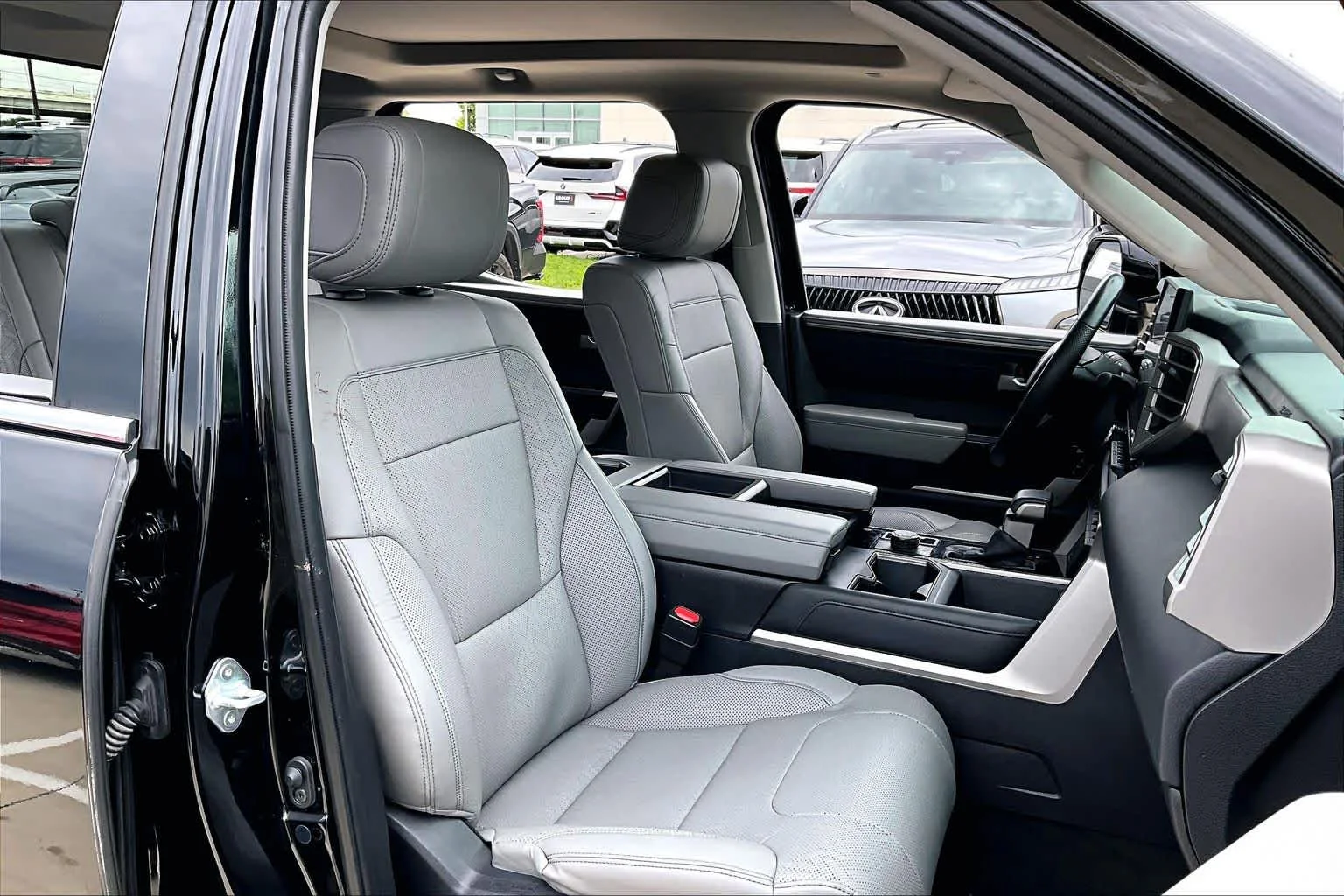 Used 2024 Midnight Black Metallic Toyota Limited Hybrid image 9