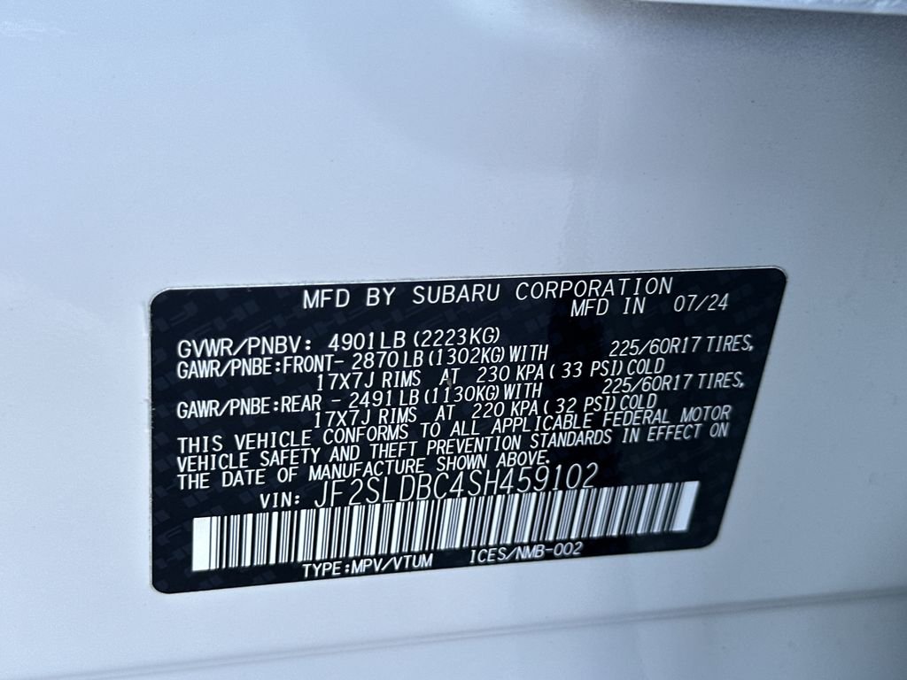 Used 2025 White Subaru Premium image 39